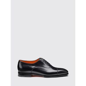 Santoni Brogue Shoes Men Black